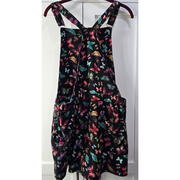 No Boundaries Colorful Butterfly Print Shortalls Size XXL (19) Juniors - Picture 8 of 10